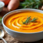 découvrez la soupe de patate douce ultra-crémeuse, préparée en seulement 3 minutes, le secret minceur adopté par les stars pour allier plaisir et légèreté.