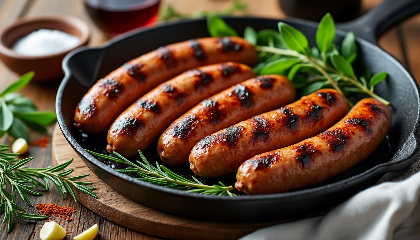 découvrez comment cuire parfaitement la saucisse de toulouse en seulement 10 minutes, que ce soit à la poêle ou au four, avec nos astuces simples et rapides.