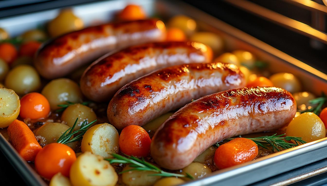 découvrez comment cuire parfaitement la saucisse de toulouse en seulement 10 minutes, que ce soit à la poêle ou au four, pour un résultat savoureux et gourmand.