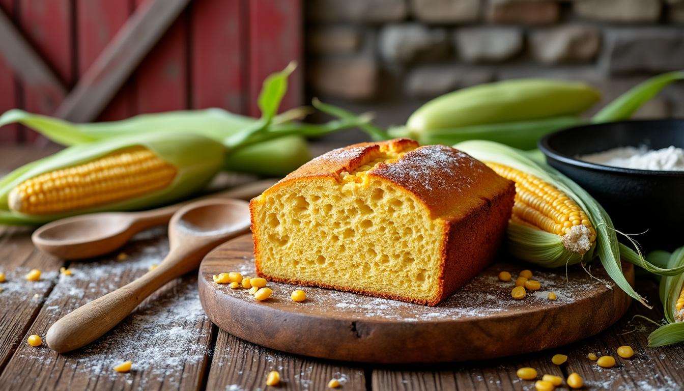 découvrez la recette rustique et moelleuse du pain de maïs sans gluten, idéale pour un goûter sain et gourmand. facile à préparer, ce pain moelleux ravira toute la famille.
