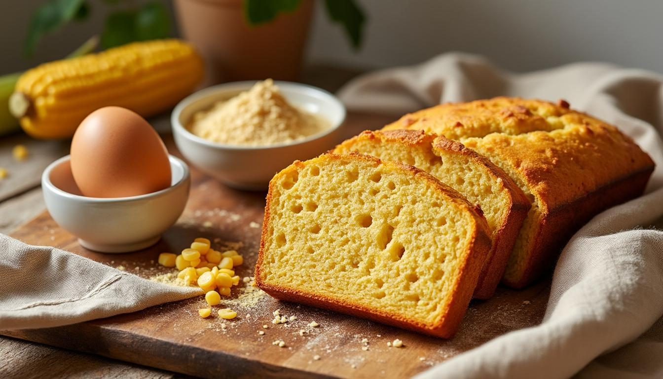 découvrez la recette rustique et moelleuse du pain de maïs, un délicieux pain sans gluten parfait pour toutes vos occasions. facile à préparer et savoureux, idéal pour une alimentation saine.