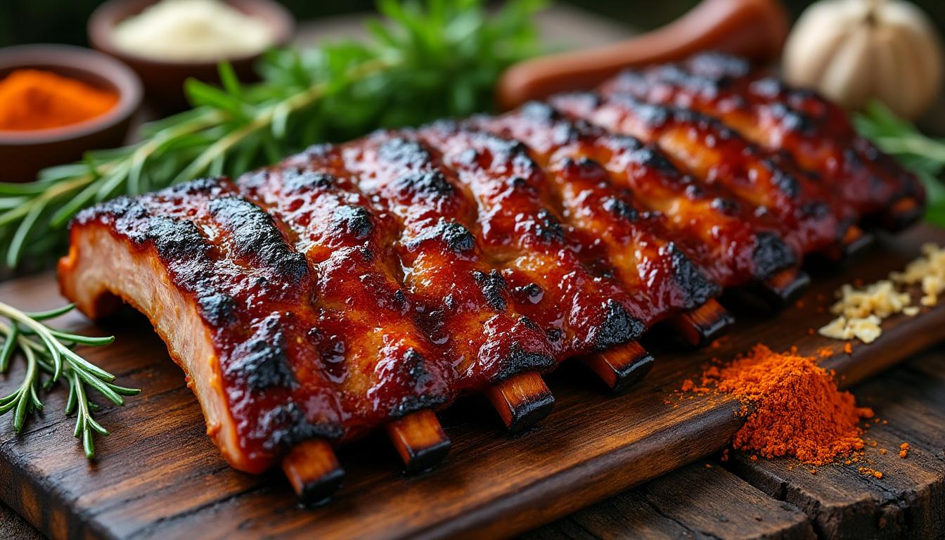 découvrez la marinade bbq ultime pour des travers de porc tendres et caramélisés. le secret du chef pour un rib bbq savoureux et irrésistible à chaque bouchée.