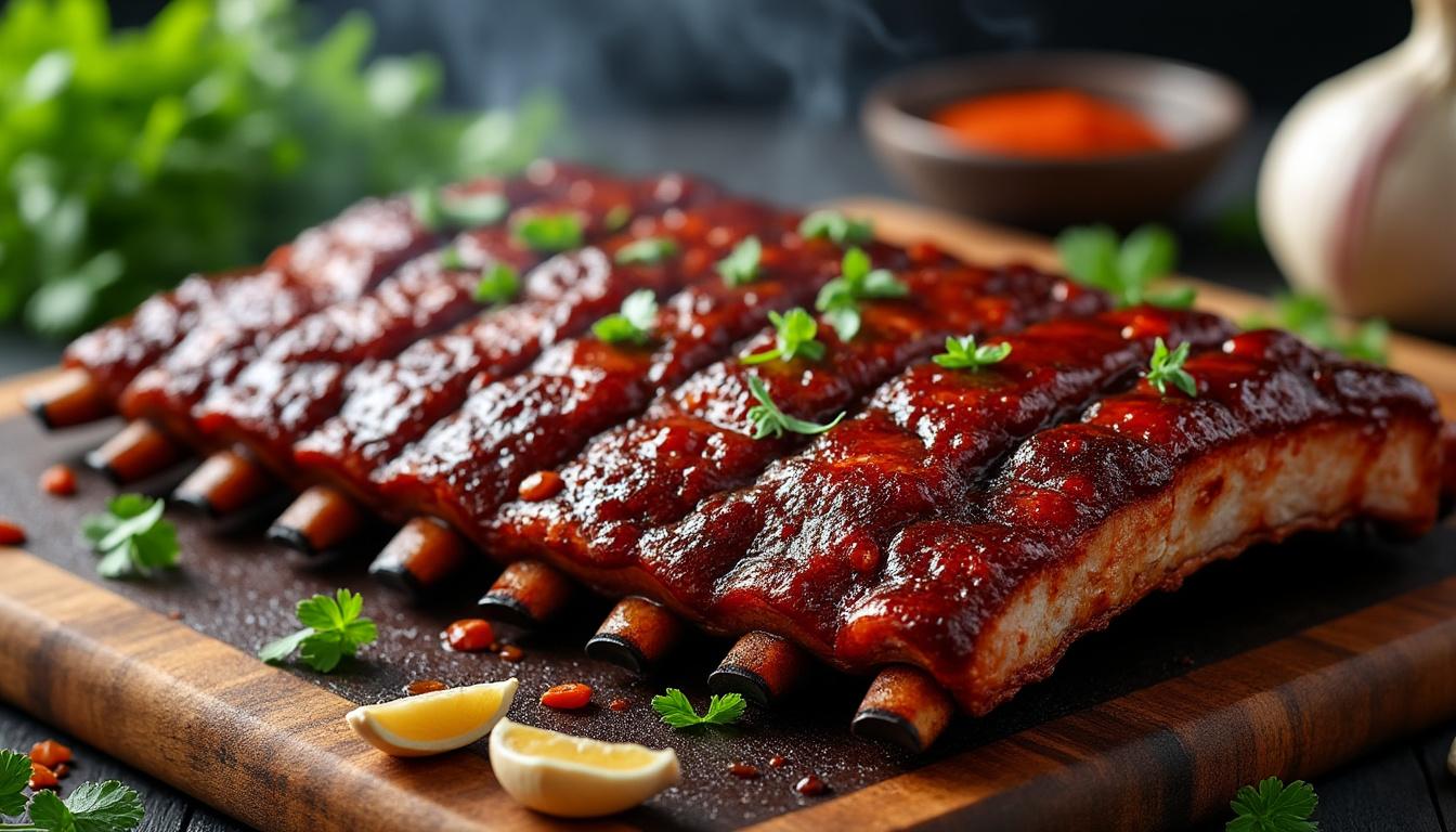 découvrez la marinade rib bbq, le secret du chef pour des travers de porc tendres, juteux et délicieusement caramélisés. parfait pour vos grillades gourmandes !