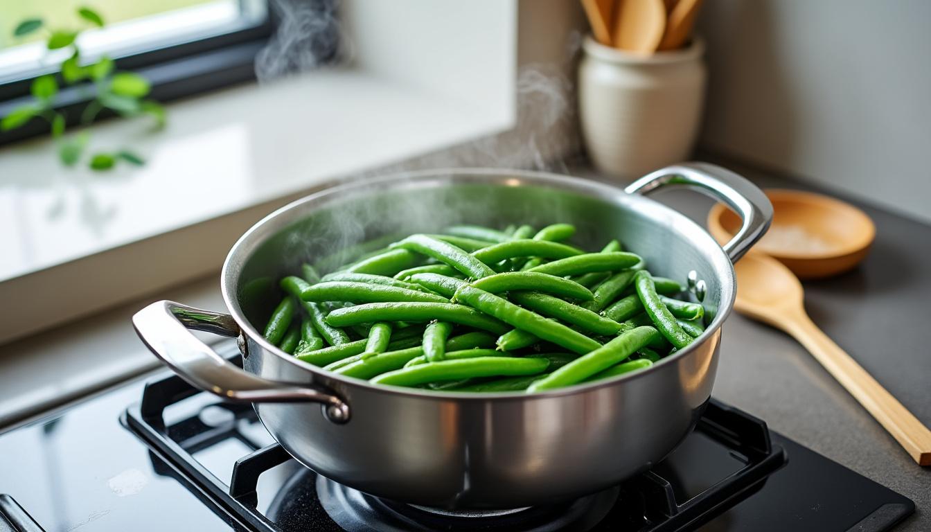 découvrez comment éviter l'erreur courante lors de la cuisson des petits pois et haricots verts pour préserver toute leur saveur et dégustez des légumes parfaitement cuits.