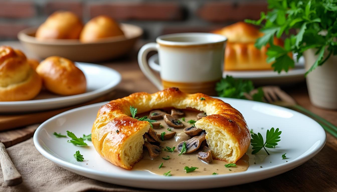 découvrez la recette facile de la bouchée à la reine aux champignons, un classique réconfortant qui ravira vos papilles et réchauffera les cœurs.